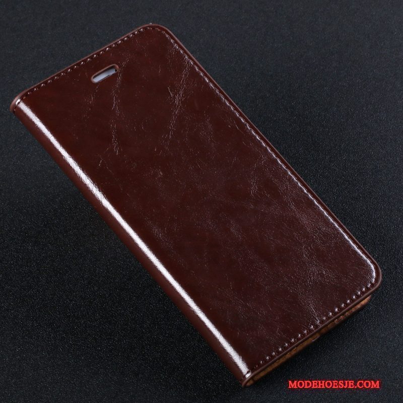 Hoesje Redmi Note 4x Bescherming Rood Mini, Hoes Redmi Note 4x Leer Donkerblauwtelefoon