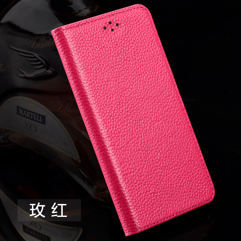 Hoesje Redmi Note 4x Folio Roze Anti-fall, Hoes Redmi Note 4x Leer Telefoon Mini