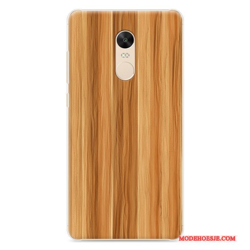 Hoesje Redmi Note 4x Geschilderd Kunst Mini, Hoes Redmi Note 4x Houtnerf Telefoon Wit