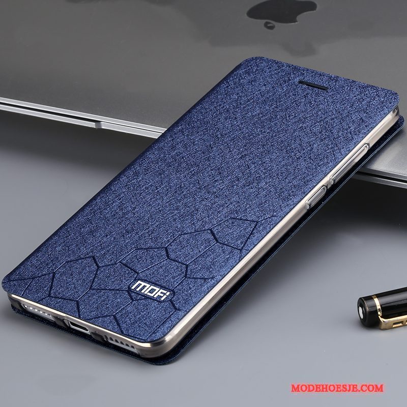 Hoesje Redmi Note 4x Leer Roodtelefoon, Hoes Redmi Note 4x Bescherming Mini Anti-fall