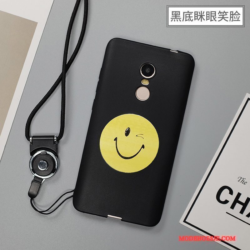 Hoesje Redmi Note 4x Reliëf Rozetelefoon, Hoes Redmi Note 4x Siliconen Mini Rood