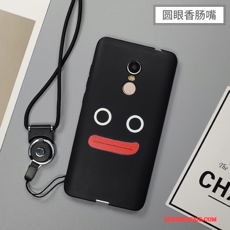Hoesje Redmi Note 4x Reliëf Rozetelefoon, Hoes Redmi Note 4x Siliconen Mini Rood