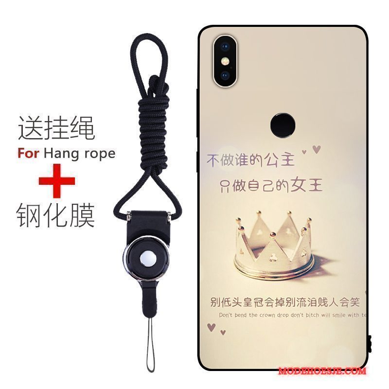 Hoesje Redmi Note 5 Bescherming Mini Schrobben, Hoes Redmi Note 5 Zacht Rood Pas