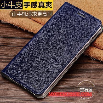 Hoesje Redmi Note 5 Pro Leer Zilvertelefoon, Hoes Redmi Note 5 Pro Luxe Mini Hard