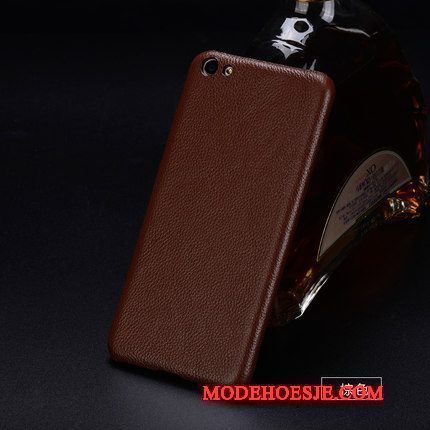 Hoesje Redmi Note 5 Pro Luxe Soort Aziatische Vrucht Mini, Hoes Redmi Note 5 Pro Leer Patroontelefoon