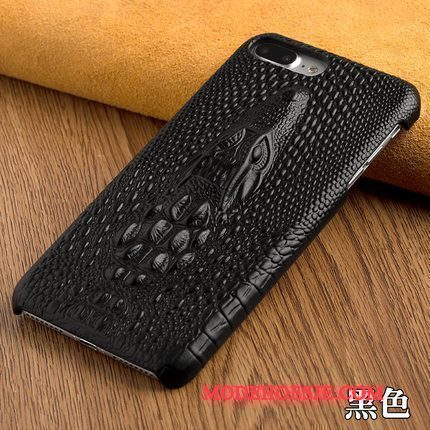 Hoesje Redmi Note 5 Pro Vintage Rood Hard, Hoes Redmi Note 5 Pro Leer Dragon Patroon Bedrijf