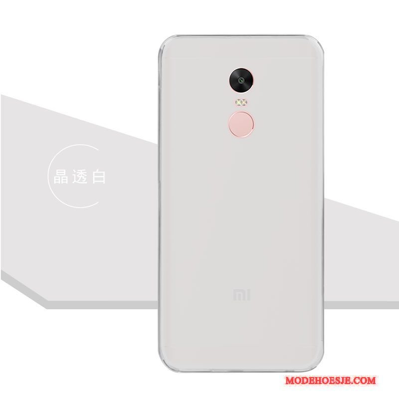 Hoesje Redmi Note 5 Zacht Anti-fall Doorzichtig, Hoes Redmi Note 5 Zakken Kleur Roze