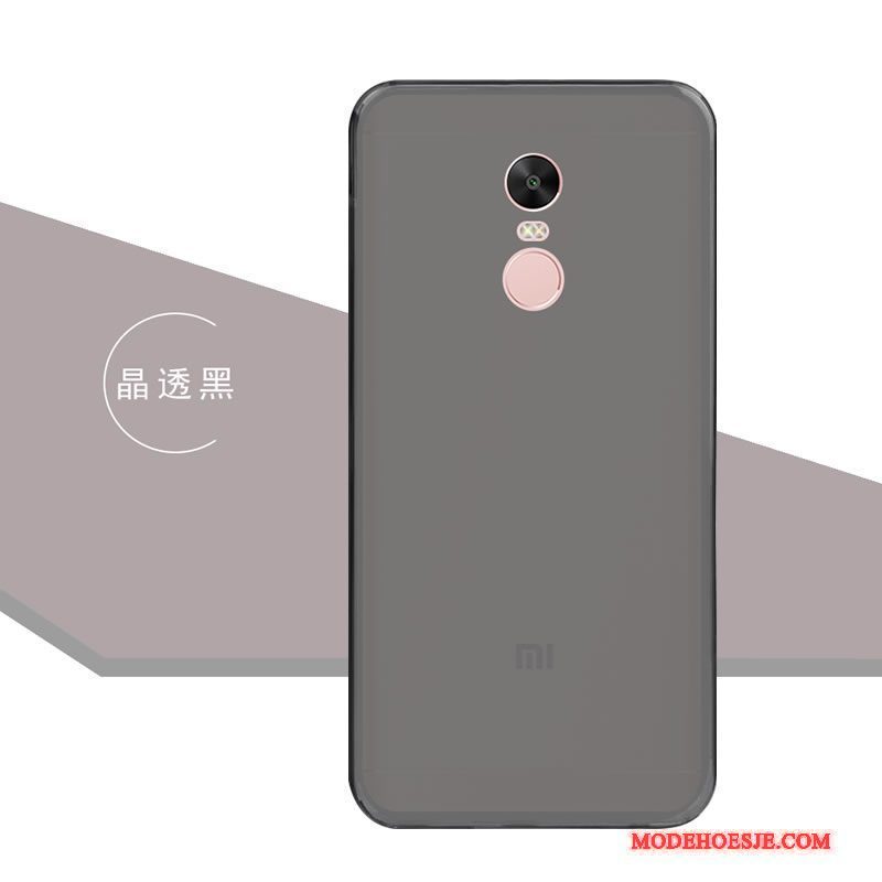 Hoesje Redmi Note 5 Zacht Anti-fall Doorzichtig, Hoes Redmi Note 5 Zakken Kleur Roze