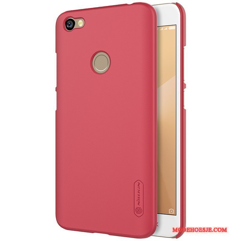 Hoesje Redmi Note 5a Bescherming Rood Schrobben, Hoes Redmi Note 5a Goud Hoge