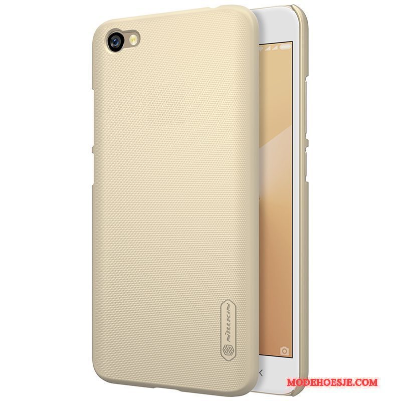 Hoesje Redmi Note 5a Bescherming Rood Schrobben, Hoes Redmi Note 5a Goud Hoge