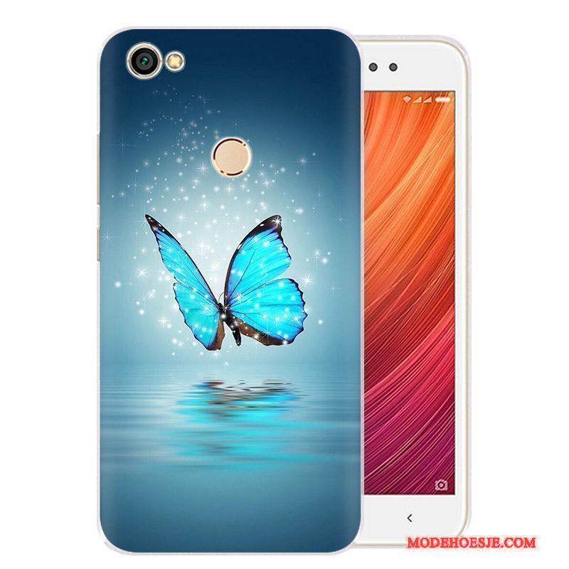 Hoesje Redmi Note 5a Kleur Telefoon Mini, Hoes Redmi Note 5a Spotprent Anti-fall Hoge