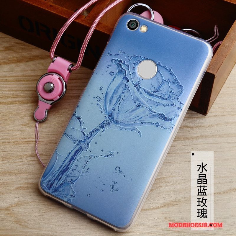 Hoesje Redmi Note 5a Zakken Rood Hanger, Hoes Redmi Note 5a Siliconen Telefoon Hoge