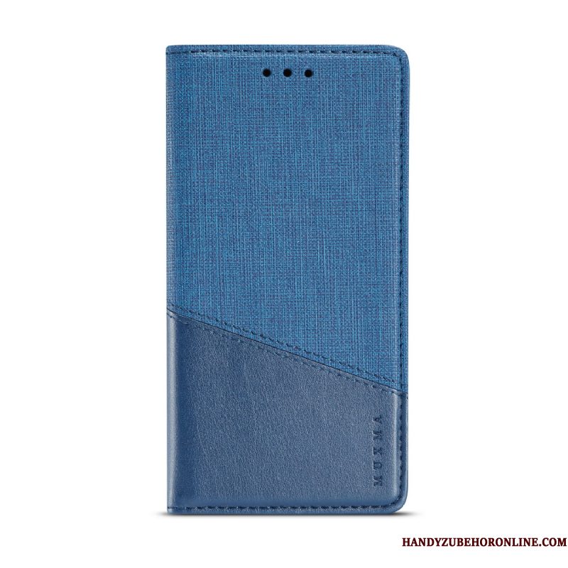 Hoesje Redmi Note 6 Pro Leer Roodtelefoon, Hoes Redmi Note 6 Pro Bescherming Mini Kaart