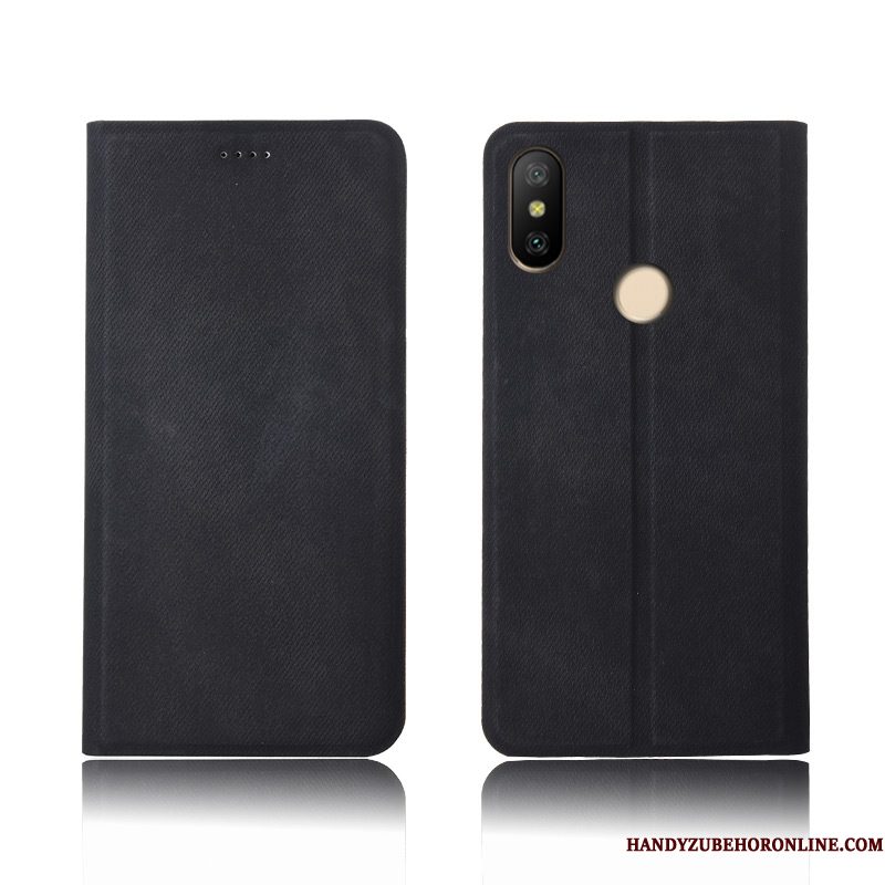 Hoesje Redmi Note 6 Pro Zakken Telefoon Denim, Hoes Redmi Note 6 Pro Zacht Anti-fall Nieuw