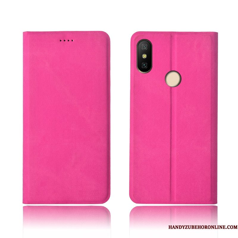 Hoesje Redmi Note 6 Pro Zakken Telefoon Denim, Hoes Redmi Note 6 Pro Zacht Anti-fall Nieuw