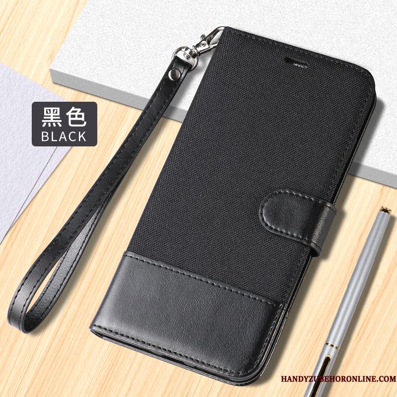 Hoesje Redmi Note 6 Pro Zakken Telefoon Mini, Hoes Redmi Note 6 Pro Leer Kaart Rood