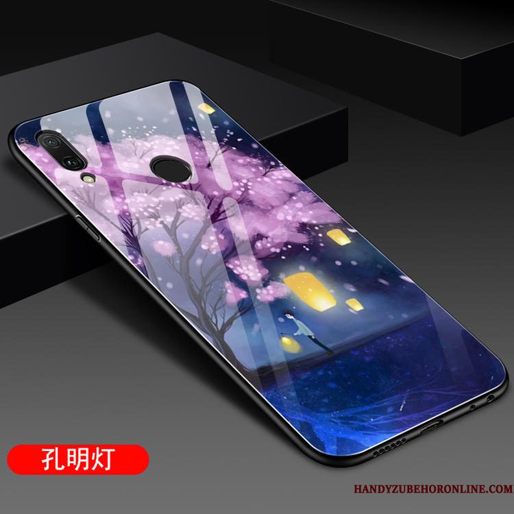 Hoesje Redmi Note 7 Bescherming Rood Anti-fall, Hoes Redmi Note 7 Zakken Telefoon Trendy Merk