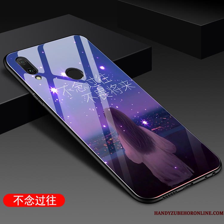 Hoesje Redmi Note 7 Bescherming Rood Anti-fall, Hoes Redmi Note 7 Zakken Telefoon Trendy Merk