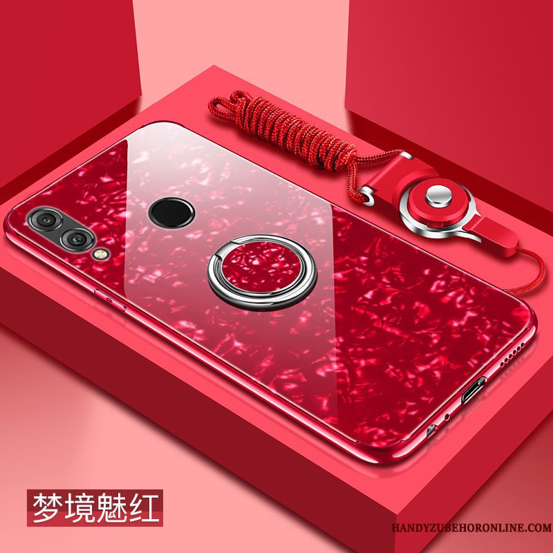 Hoesje Redmi Note 7 Siliconen Net Red Persoonlijk, Hoes Redmi Note 7 Zakken Mooie Glas