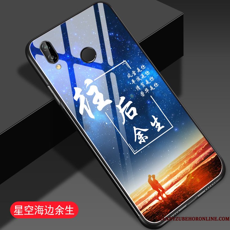 Hoesje Redmi Note 7 Spotprent Rood Mini, Hoes Redmi Note 7 Bescherming Telefoon Glas