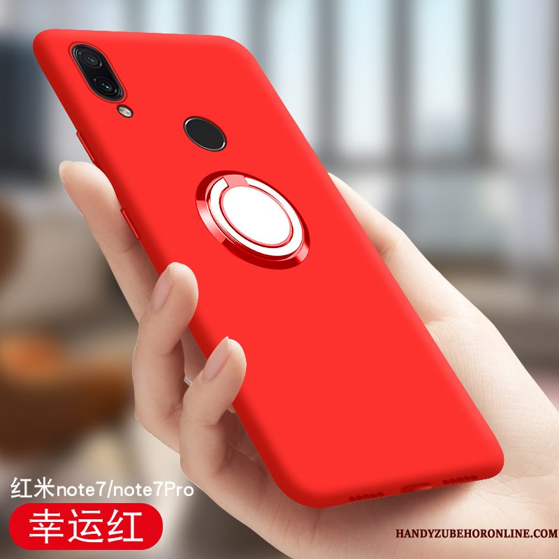 Hoesje Redmi Note 7 Zacht Minitelefoon, Hoes Redmi Note 7 Siliconen Magnetisch Auto