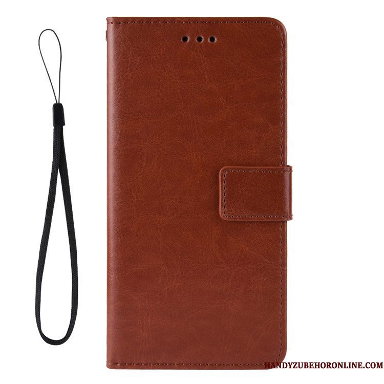 Hoesje Redmi Note 8 Pro Bescherming Patroon Mini, Hoes Redmi Note 8 Pro Folio Roodtelefoon