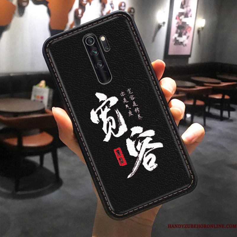 Hoesje Redmi Note 8 Pro Reliëf Trendy Merktelefoon, Hoes Redmi Note 8 Pro Zakken Hart Anti-fall