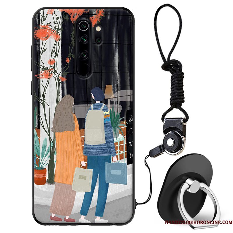 Hoesje Redmi Note 8 Pro Siliconen Minitelefoon, Hoes Redmi Note 8 Pro Bescherming Anti-fall Rood