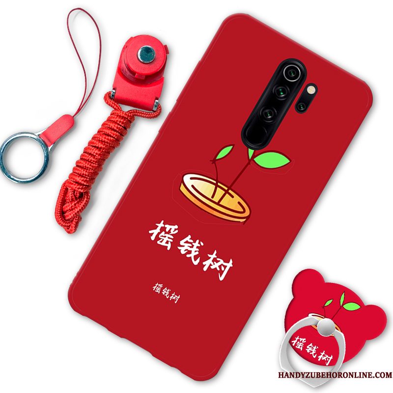 Hoesje Redmi Note 8 Pro Spotprent Lovers Rood, Hoes Redmi Note 8 Pro Ondersteuning Telefoon Anti-fall