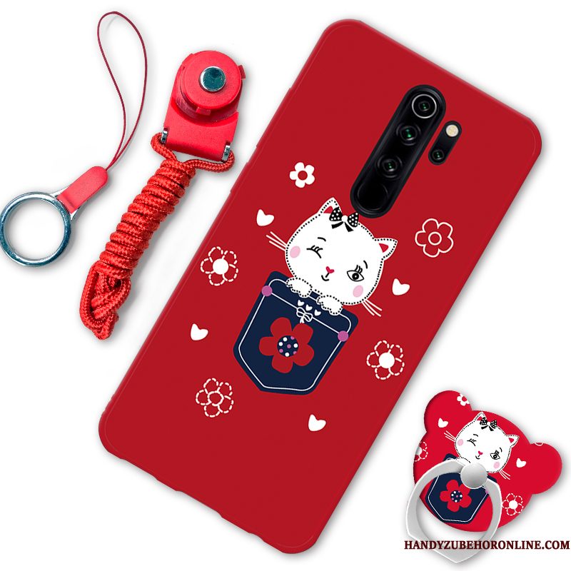 Hoesje Redmi Note 8 Pro Spotprent Lovers Rood, Hoes Redmi Note 8 Pro Ondersteuning Telefoon Anti-fall