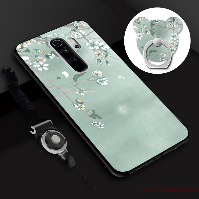 Hoesje Redmi Note 8 Pro Spotprent Telefoon Hanger, Hoes Redmi Note 8 Pro Tempereren Ring