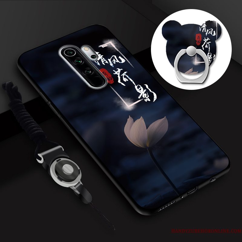 Hoesje Redmi Note 8 Pro Spotprent Telefoon Hanger, Hoes Redmi Note 8 Pro Tempereren Ring