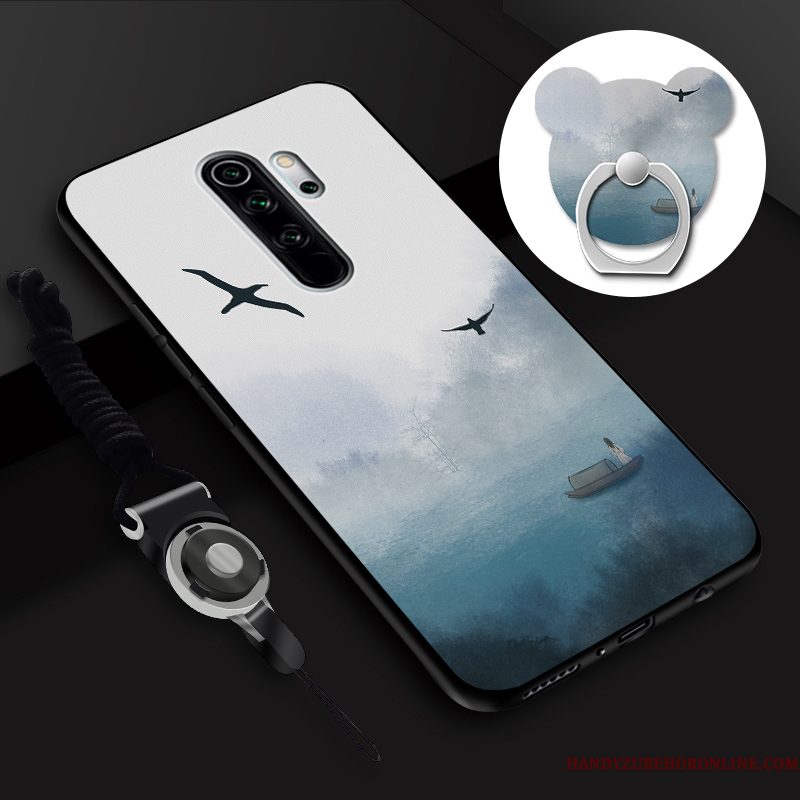 Hoesje Redmi Note 8 Pro Spotprent Telefoon Hanger, Hoes Redmi Note 8 Pro Tempereren Ring