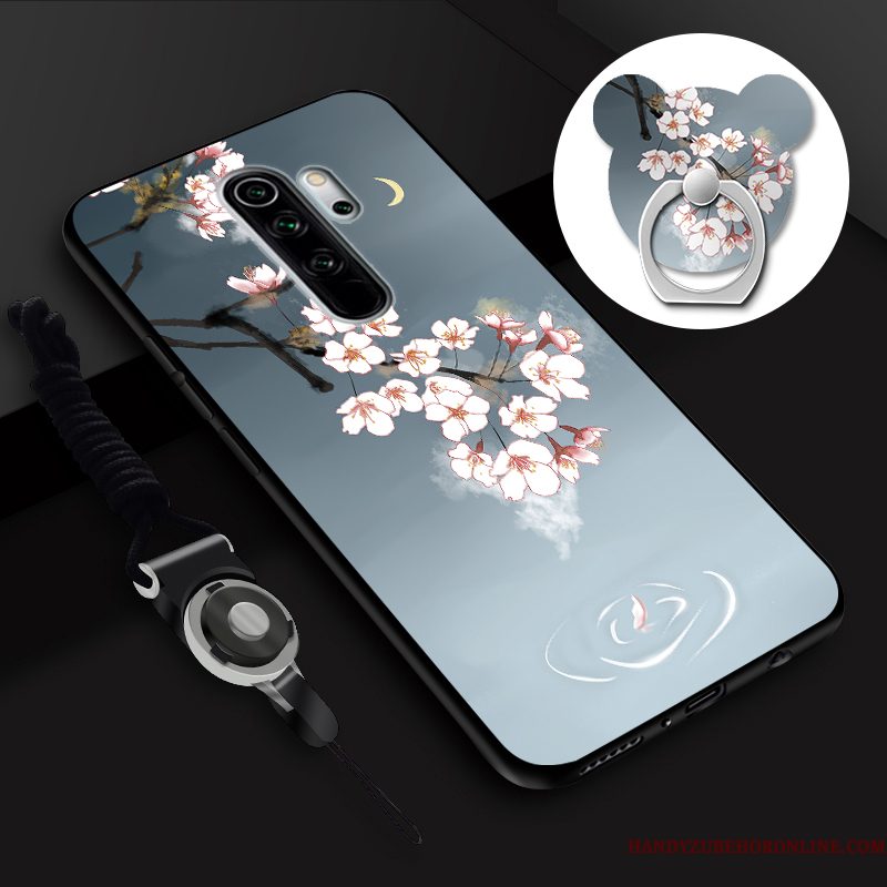 Hoesje Redmi Note 8 Pro Spotprent Telefoon Hanger, Hoes Redmi Note 8 Pro Tempereren Ring