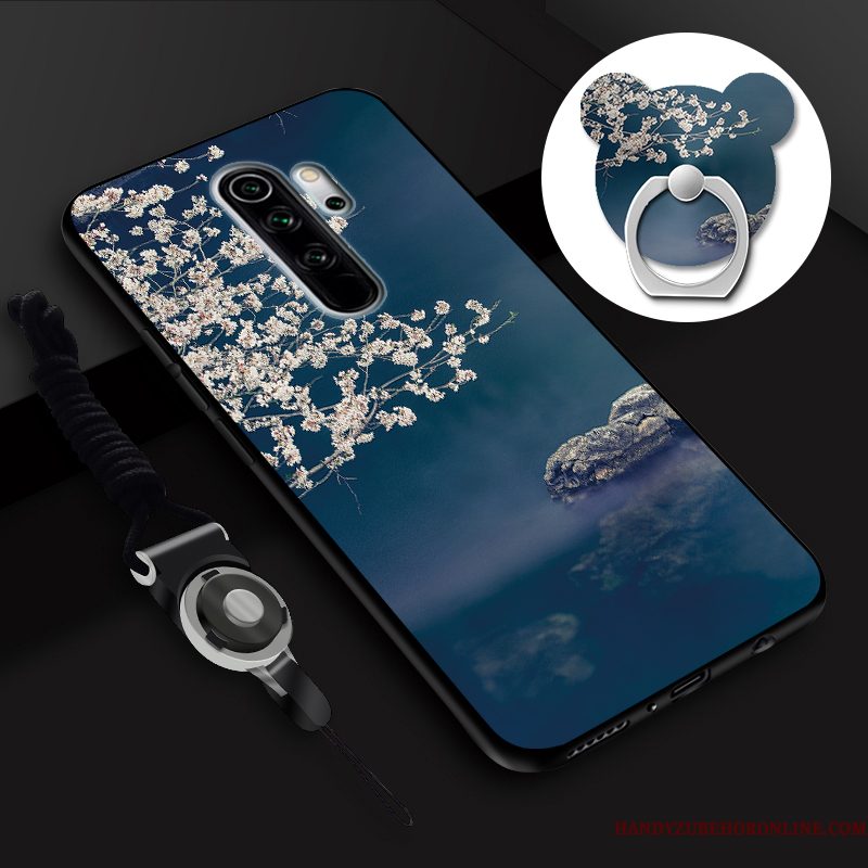 Hoesje Redmi Note 8 Pro Spotprent Telefoon Hanger, Hoes Redmi Note 8 Pro Tempereren Ring