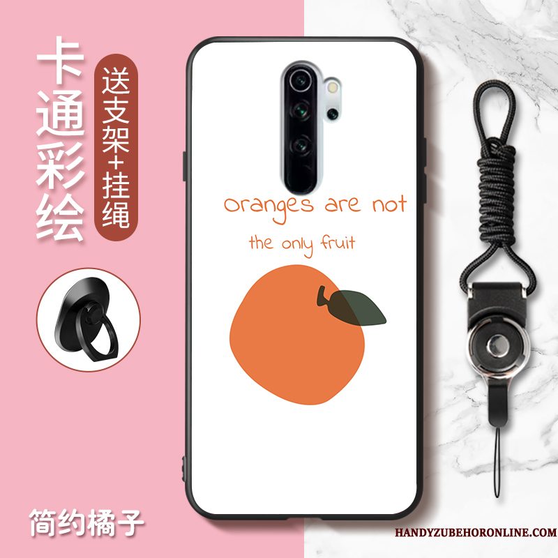 Hoesje Redmi Note 8 Pro Spotprent Telefoon Rood, Hoes Redmi Note 8 Pro Mooie Anti-fall