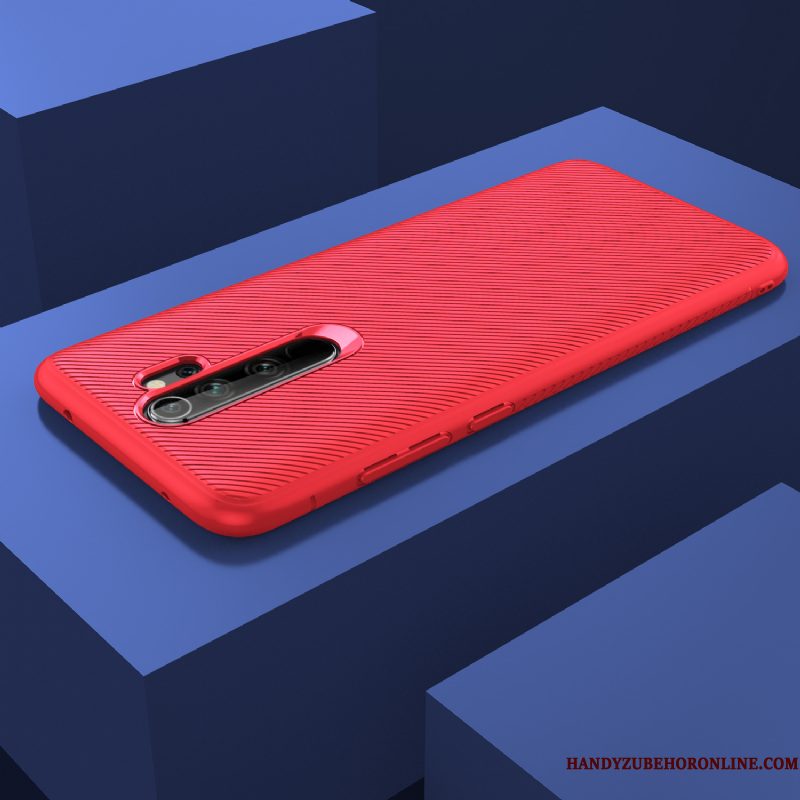 Hoesje Redmi Note 8 Pro Voor Rood, Hoes Redmi Note 8 Pro Telefoon Blauw