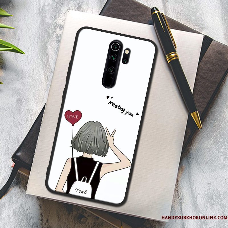 Hoesje Redmi Note 8 Pro Zacht Rijkdom Anti-fall, Hoes Redmi Note 8 Pro Scheppend Roodtelefoon