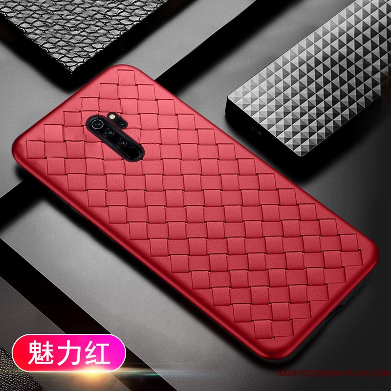 Hoesje Redmi Note 8 Pro Zacht Telefoon Anti-fall, Hoes Redmi Note 8 Pro Bescherming Mini Rood