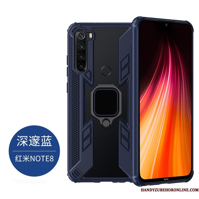 Hoesje Redmi Note 8 Pro Zakken Mini Magnetisch, Hoes Redmi Note 8 Pro Zacht Diepe Kleurtelefoon