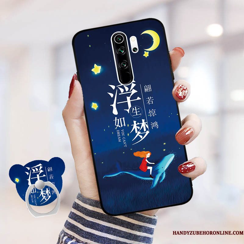 Hoesje Redmi Note 8 Pro Zakken Telefoon Rood, Hoes Redmi Note 8 Pro Scheppend Anti-fall Mini