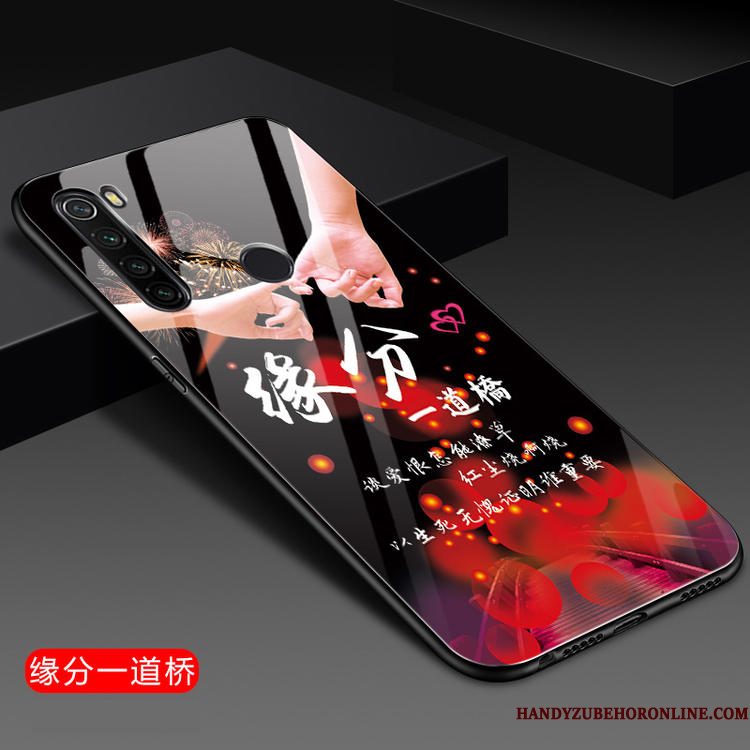 Hoesje Redmi Note 8t Scheppend Persoonlijk Lovers, Hoes Redmi Note 8t Bescherming Net Red Mini