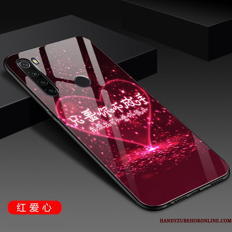 Hoesje Redmi Note 8t Scheppend Persoonlijk Lovers, Hoes Redmi Note 8t Bescherming Net Red Mini