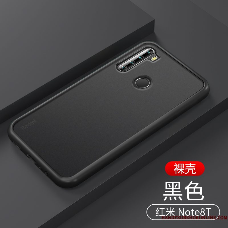 Hoesje Redmi Note 8t Siliconen Anti-fall Doorzichtig, Hoes Redmi Note 8t Schrobben Wit