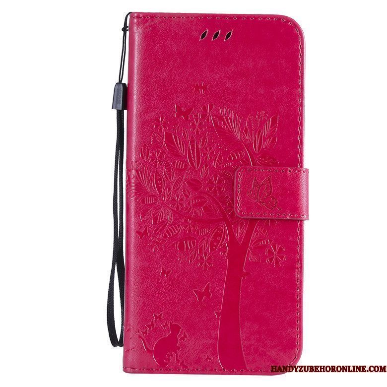 Hoesje Redmi Note 9 Bescherming Roodtelefoon, Hoes Redmi Note 9 Spotprent Anti-fall Mini