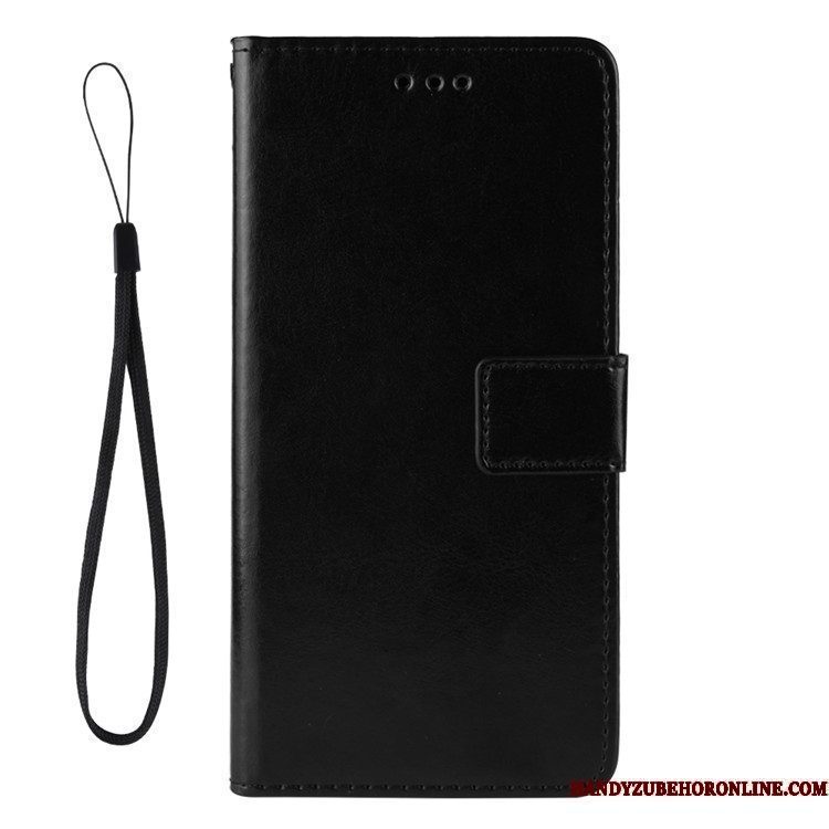 Hoesje Redmi Note 9 Folio Telefoon Zwart, Hoes Redmi Note 9 Leer Mini Rood