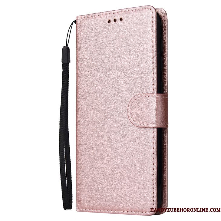 Hoesje Samsung Galaxy A10 Folio Rose Goudtelefoon, Hoes Samsung Galaxy A10 Zacht