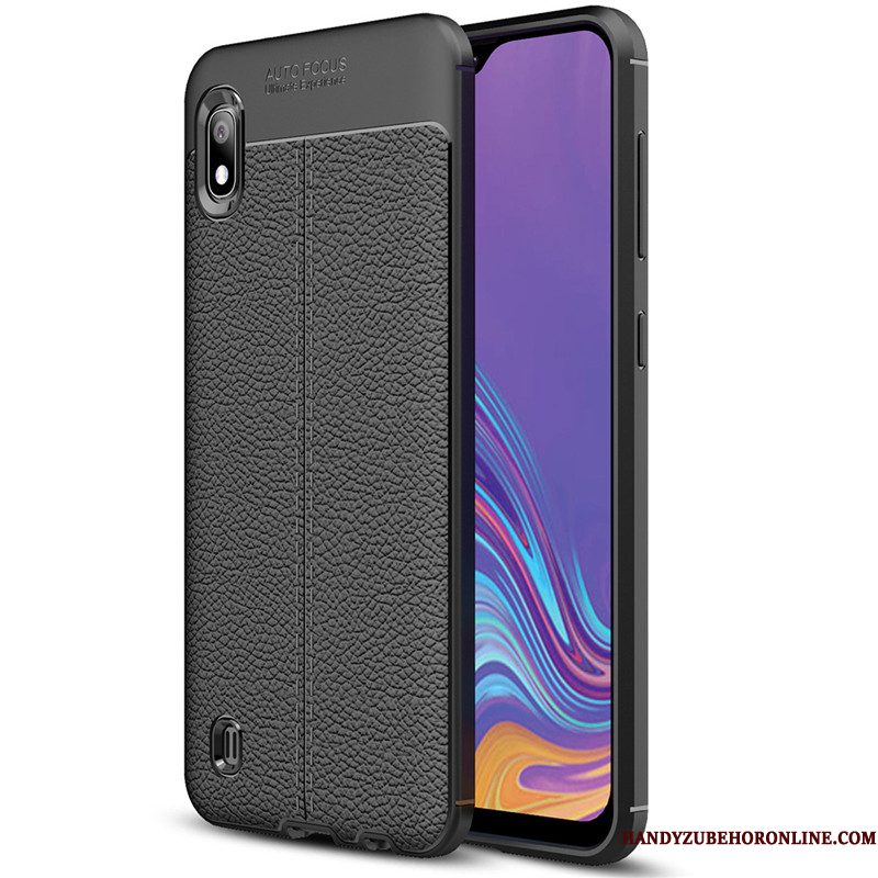 Hoesje Samsung Galaxy A10 Leer Soort Aziatische Vrucht Rood, Hoes Samsung Galaxy A10 Zacht Eenvoudigetelefoon