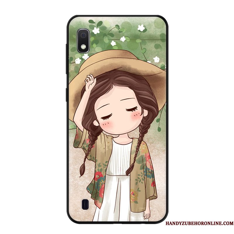 Hoesje Samsung Galaxy A10 Rozetelefoon, Hoes Samsung Galaxy A10 Anti-fall Trendy Merk