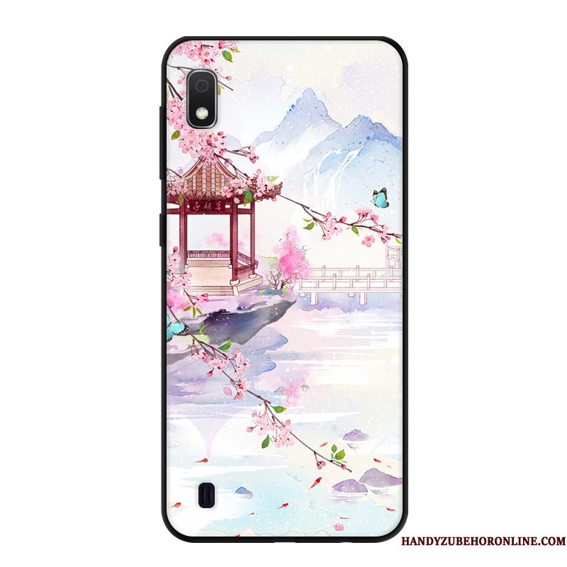 Hoesje Samsung Galaxy A10 Rozetelefoon, Hoes Samsung Galaxy A10 Anti-fall Trendy Merk